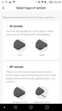 Broadlink app RF code selection area-pix 28