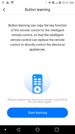 Broadlink app info about button learning-pix 35