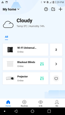 Broadlink Blinds, TV, Projector Control: Adding IR Devices