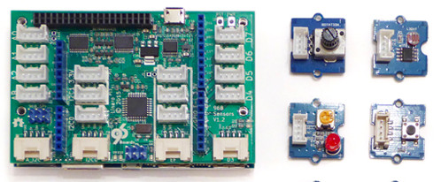 Grove is a building-block system of sensors and actuators